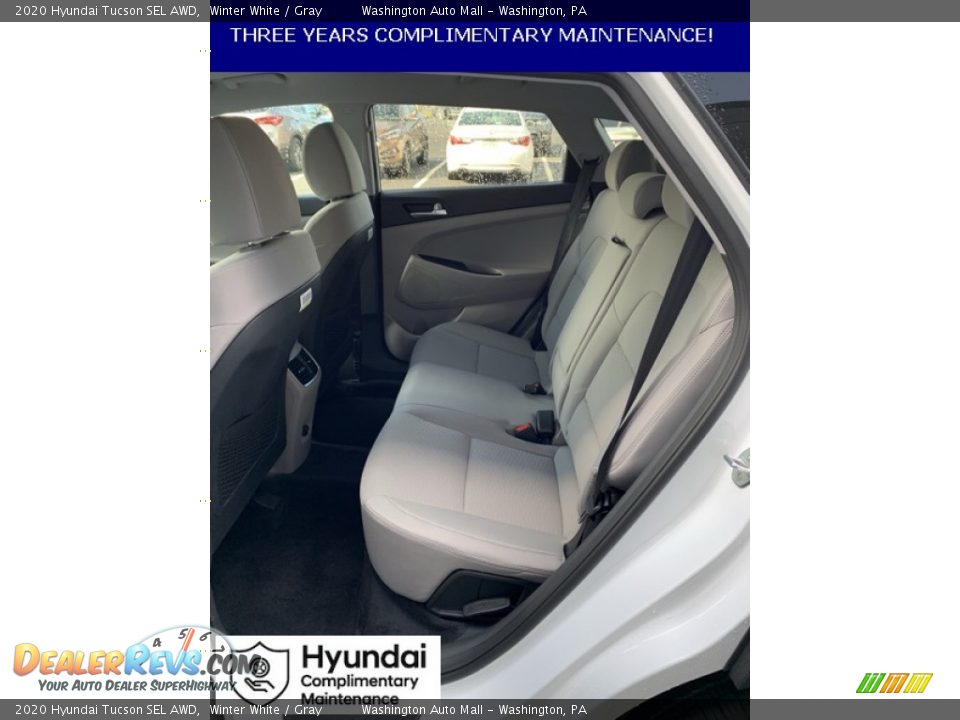 2020 Hyundai Tucson SEL AWD Winter White / Gray Photo #20