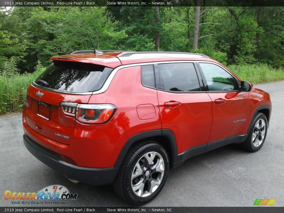 2019 Jeep Compass Limited Red-Line Pearl / Black Photo #6