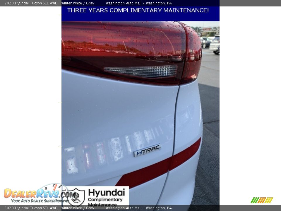 2020 Hyundai Tucson SEL AWD Winter White / Gray Photo #23