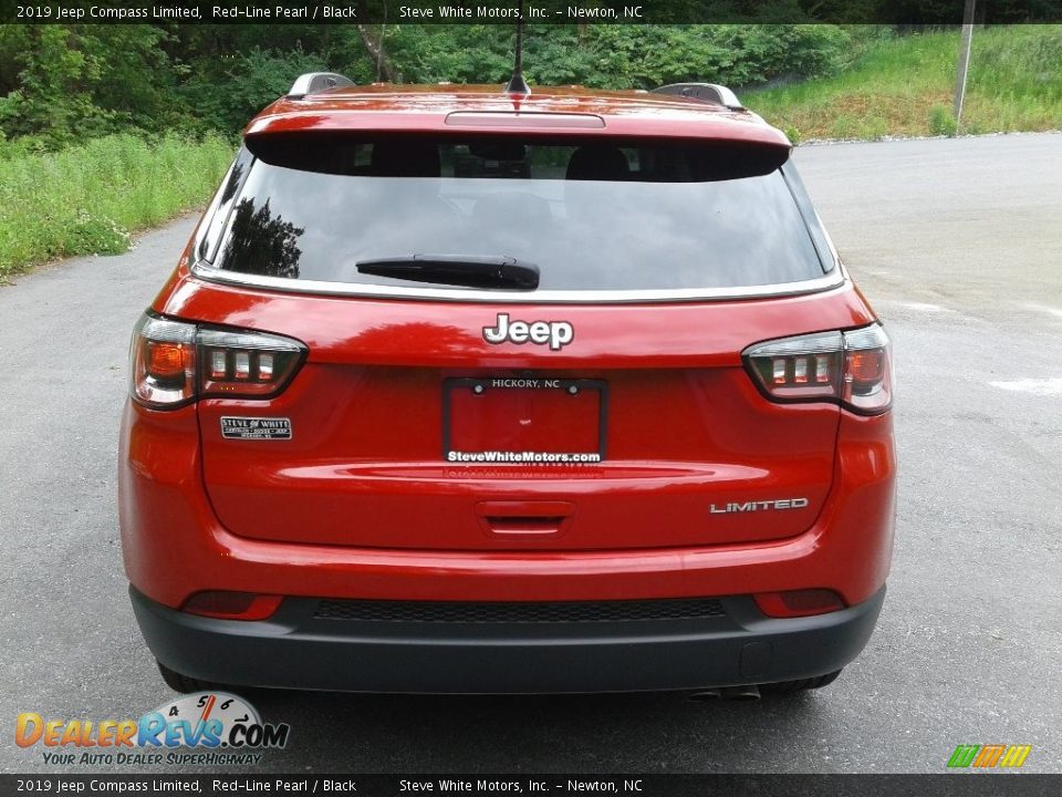 2019 Jeep Compass Limited Red-Line Pearl / Black Photo #7