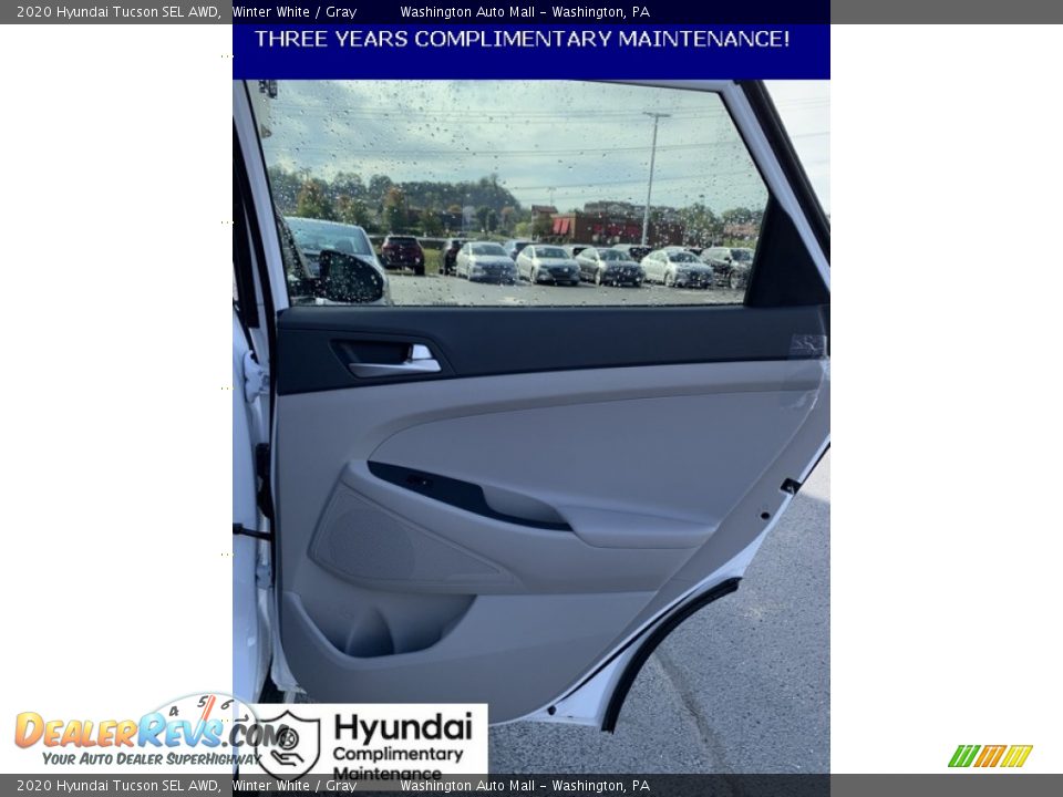2020 Hyundai Tucson SEL AWD Winter White / Gray Photo #24