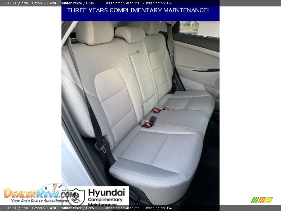 2020 Hyundai Tucson SEL AWD Winter White / Gray Photo #25