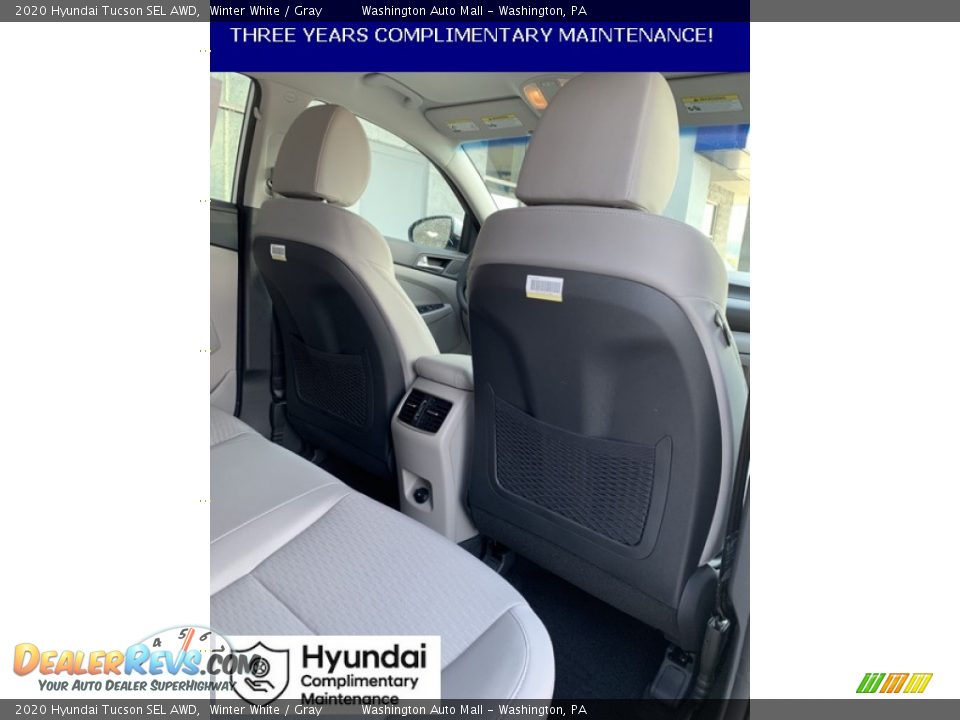 2020 Hyundai Tucson SEL AWD Winter White / Gray Photo #26
