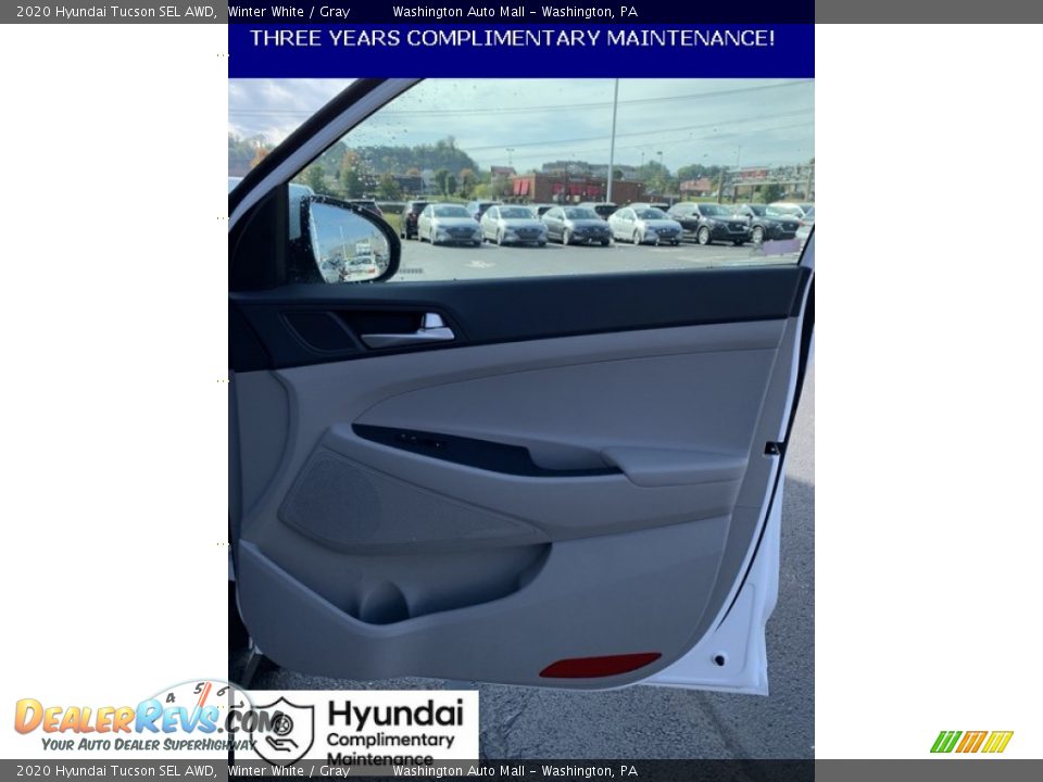 2020 Hyundai Tucson SEL AWD Winter White / Gray Photo #27