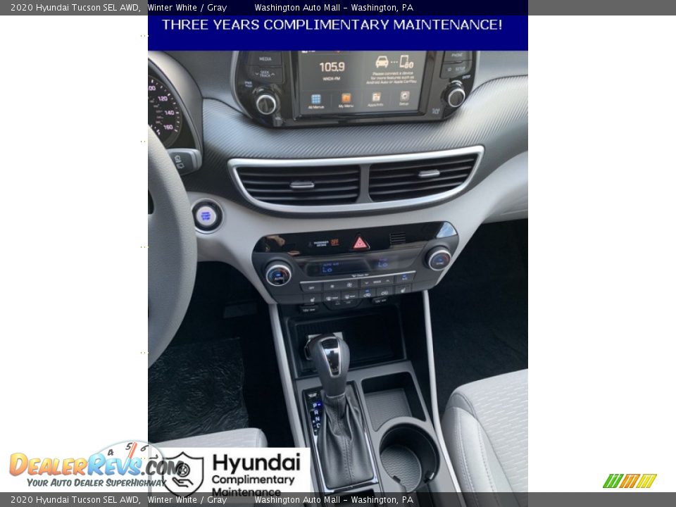 2020 Hyundai Tucson SEL AWD Winter White / Gray Photo #32