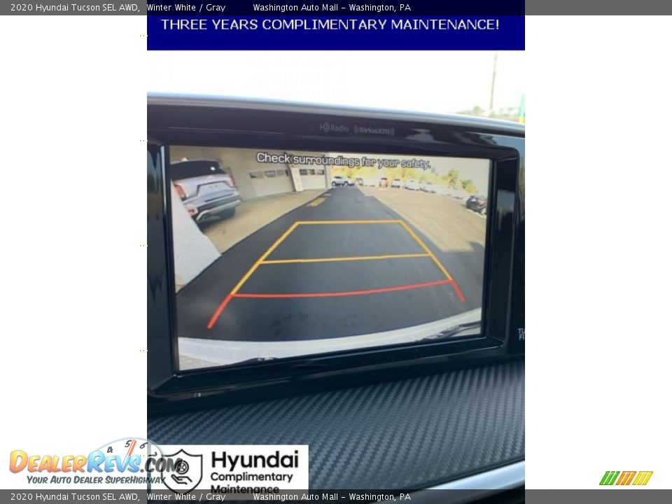 2020 Hyundai Tucson SEL AWD Winter White / Gray Photo #33
