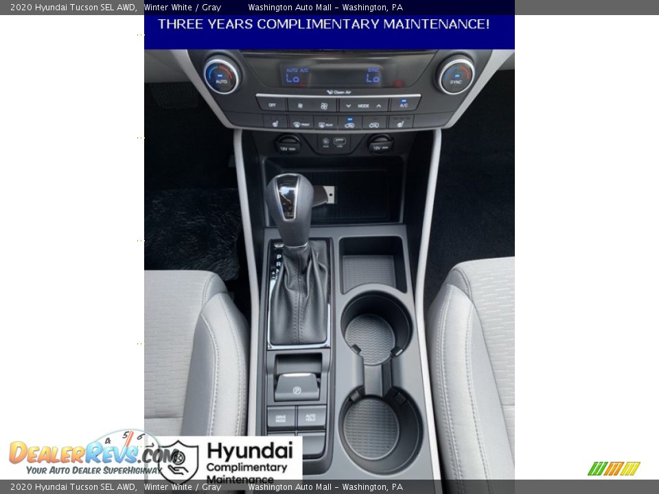 2020 Hyundai Tucson SEL AWD Winter White / Gray Photo #34