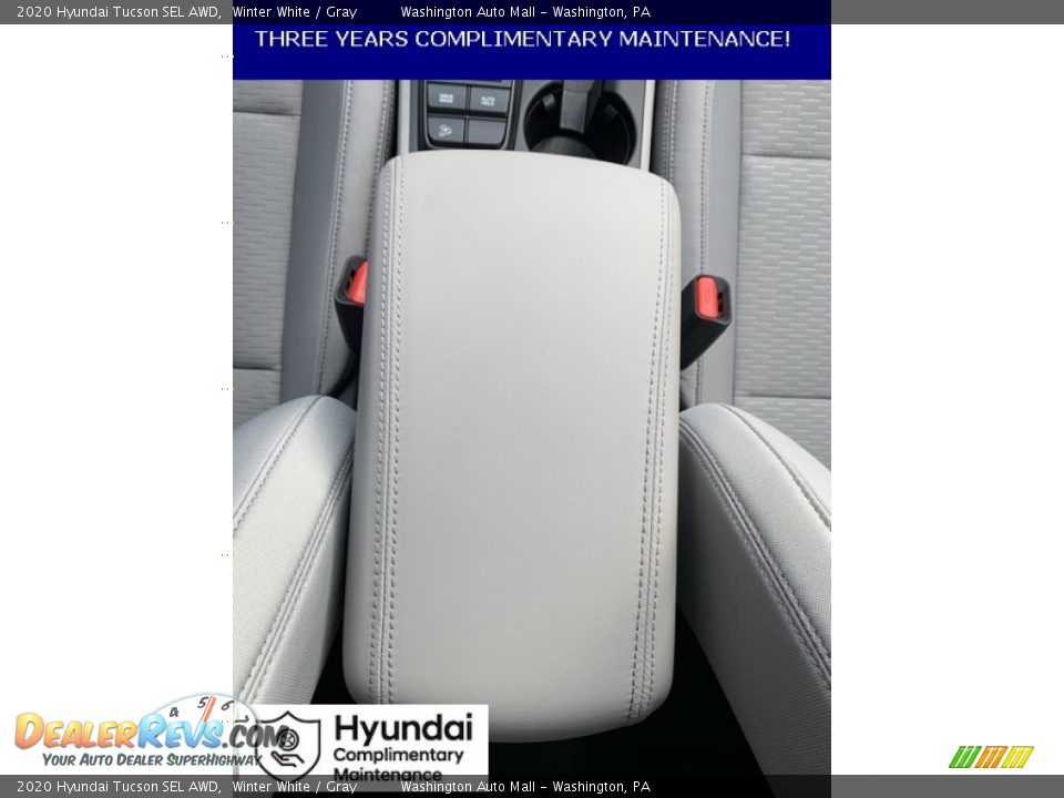 2020 Hyundai Tucson SEL AWD Winter White / Gray Photo #35