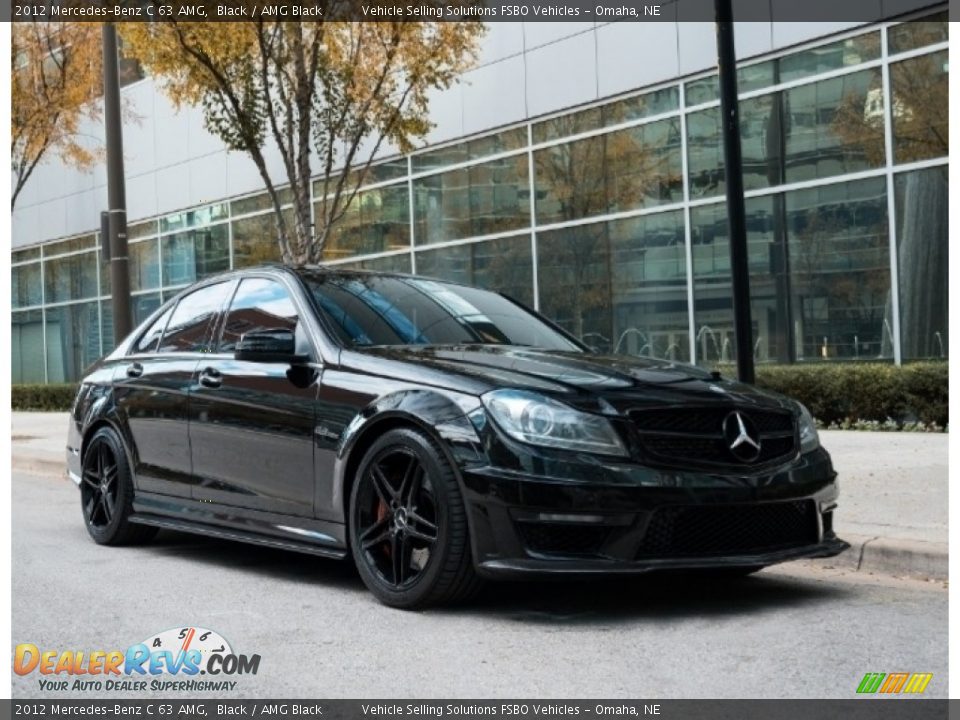 2012 Mercedes-Benz C 63 AMG Black / AMG Black Photo #1