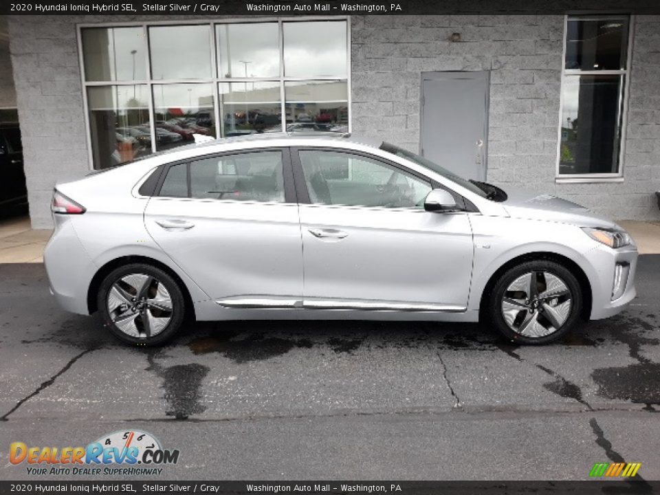 2020 Hyundai Ioniq Hybrid SEL Stellar Silver / Gray Photo #2