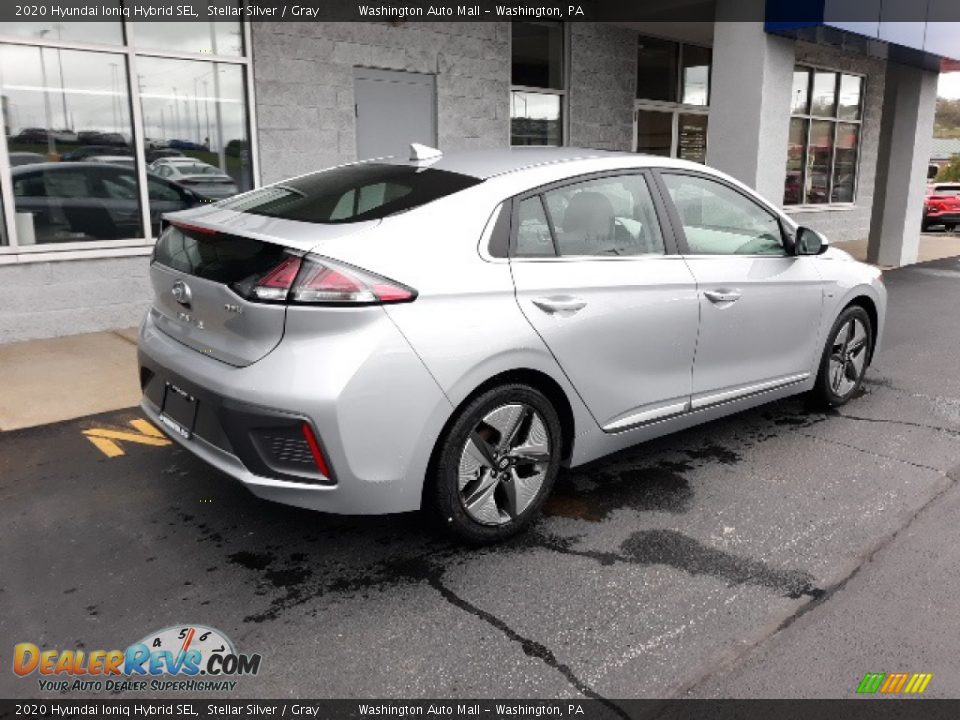 2020 Hyundai Ioniq Hybrid SEL Stellar Silver / Gray Photo #3