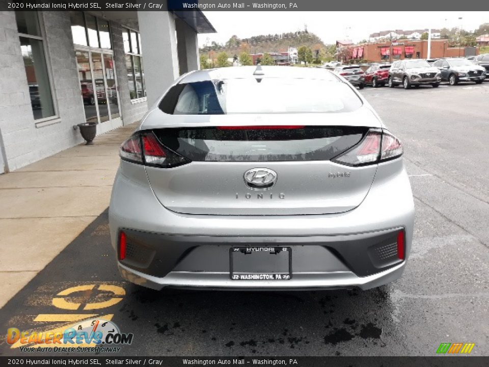 2020 Hyundai Ioniq Hybrid SEL Stellar Silver / Gray Photo #4