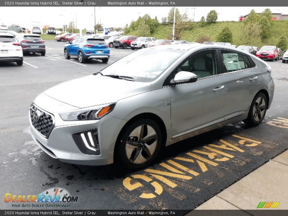 2020 Hyundai Ioniq Hybrid SEL Stellar Silver / Gray Photo #6