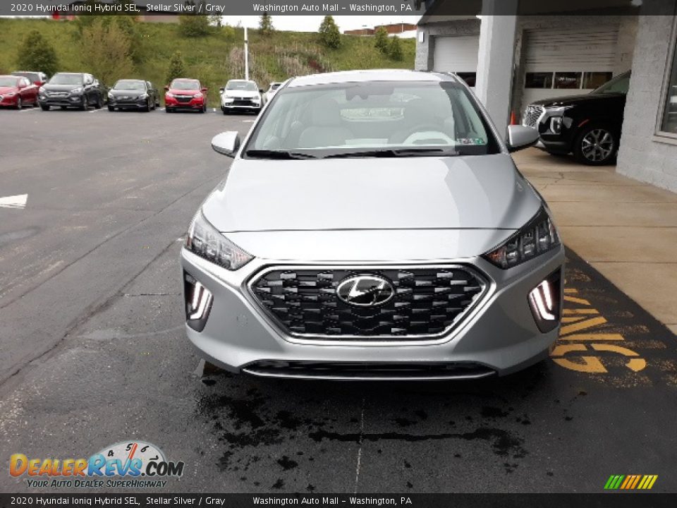 2020 Hyundai Ioniq Hybrid SEL Stellar Silver / Gray Photo #7