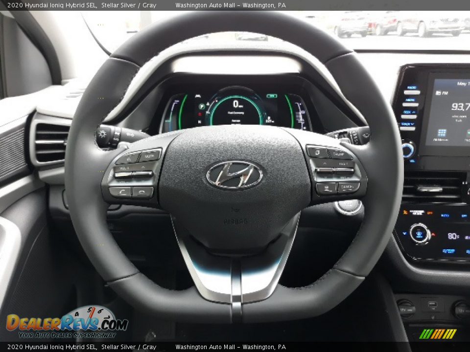 2020 Hyundai Ioniq Hybrid SEL Stellar Silver / Gray Photo #9