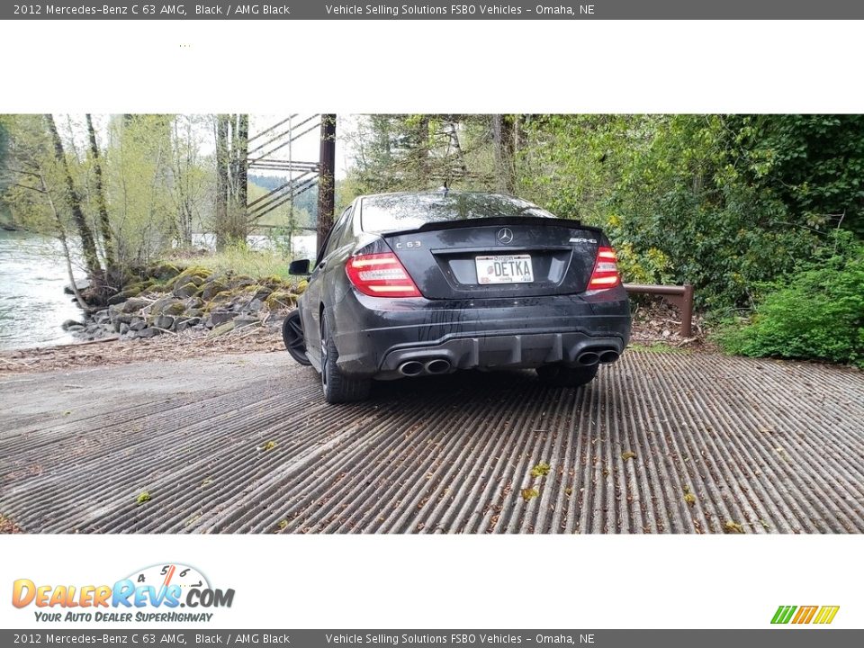 2012 Mercedes-Benz C 63 AMG Black / AMG Black Photo #14