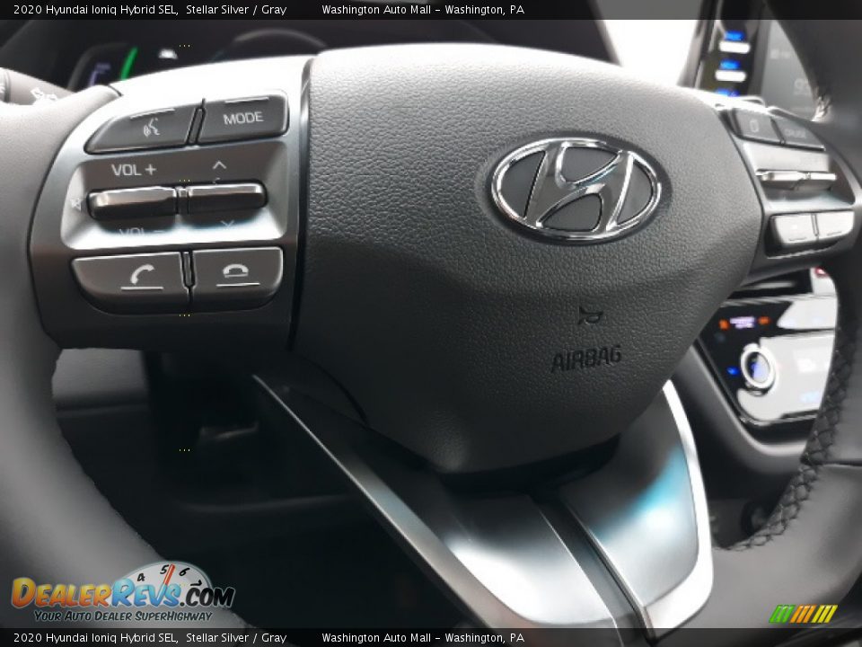 2020 Hyundai Ioniq Hybrid SEL Stellar Silver / Gray Photo #10