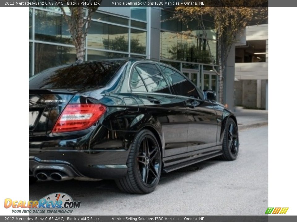 2012 Mercedes-Benz C 63 AMG Black / AMG Black Photo #16