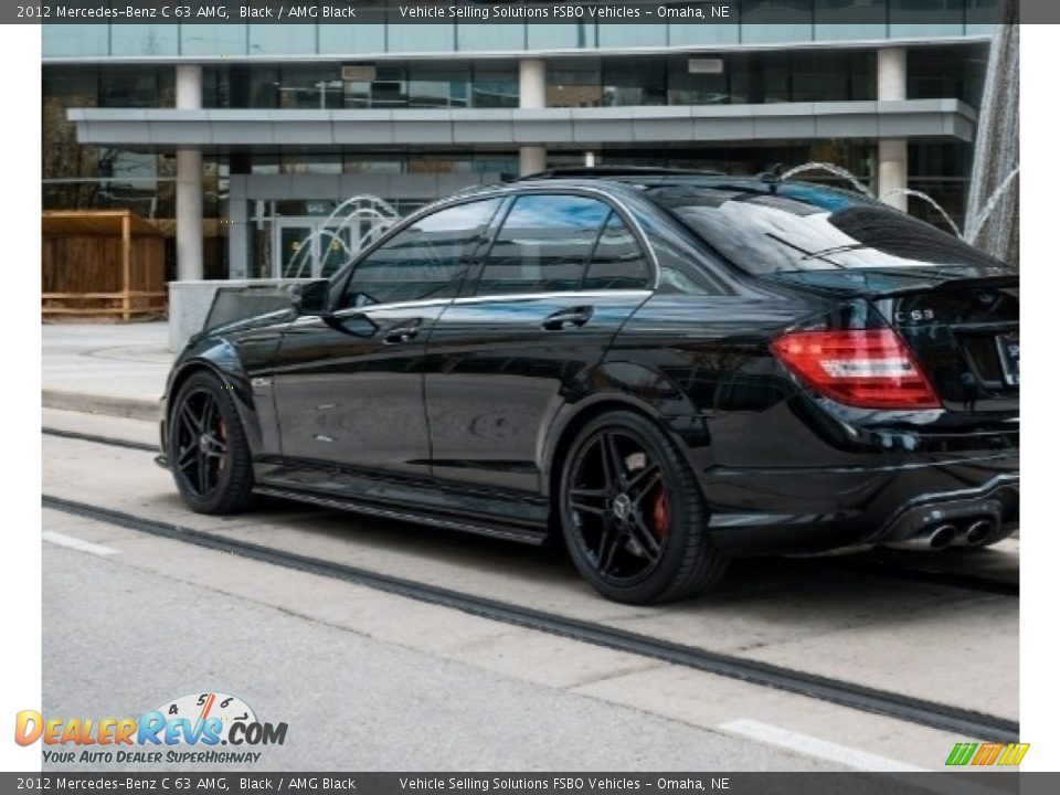 2012 Mercedes-Benz C 63 AMG Black / AMG Black Photo #17