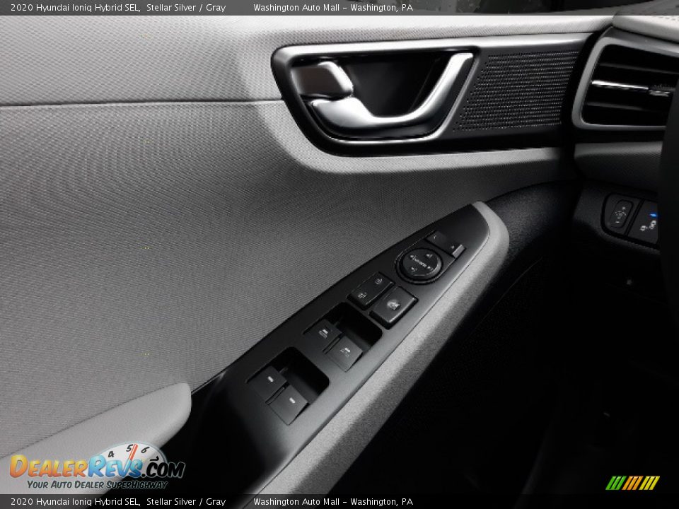 2020 Hyundai Ioniq Hybrid SEL Stellar Silver / Gray Photo #13