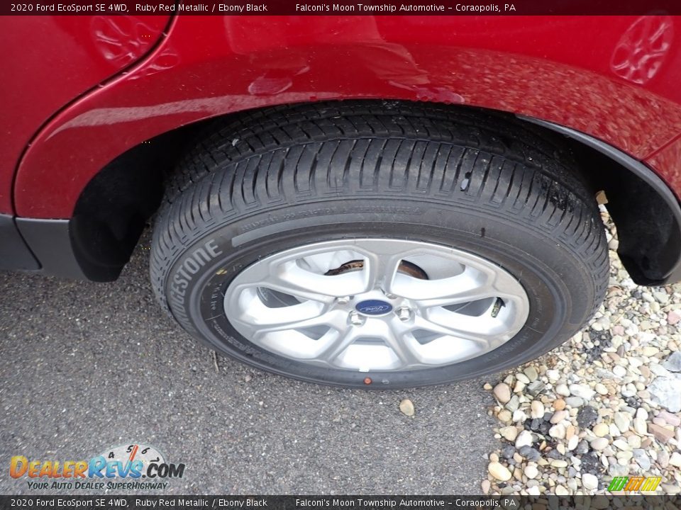 2020 Ford EcoSport SE 4WD Ruby Red Metallic / Ebony Black Photo #7