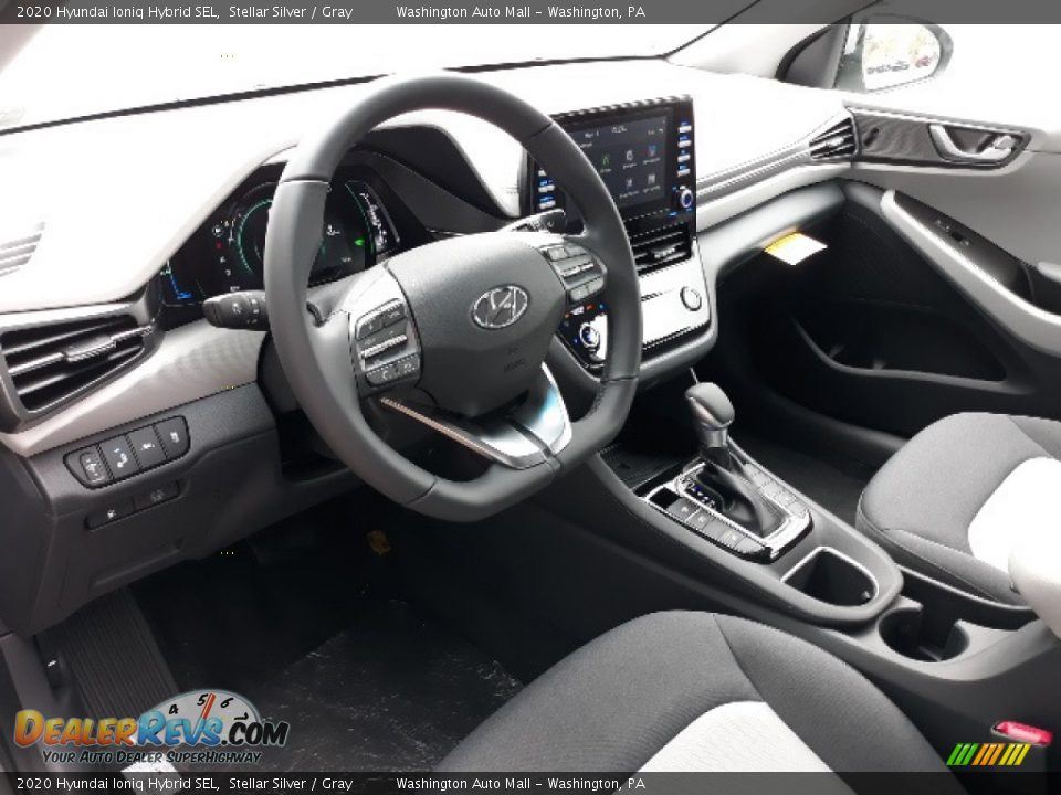 2020 Hyundai Ioniq Hybrid SEL Stellar Silver / Gray Photo #28