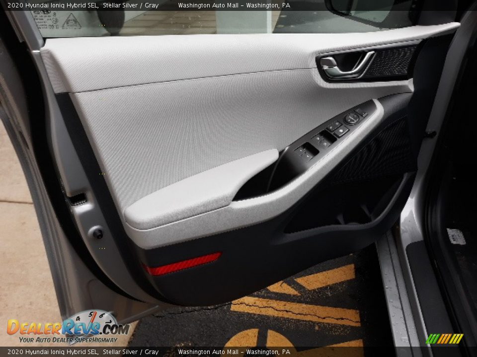 2020 Hyundai Ioniq Hybrid SEL Stellar Silver / Gray Photo #33