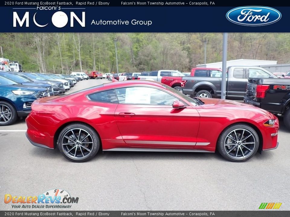 2020 Ford Mustang EcoBoost Fastback Rapid Red / Ebony Photo #1