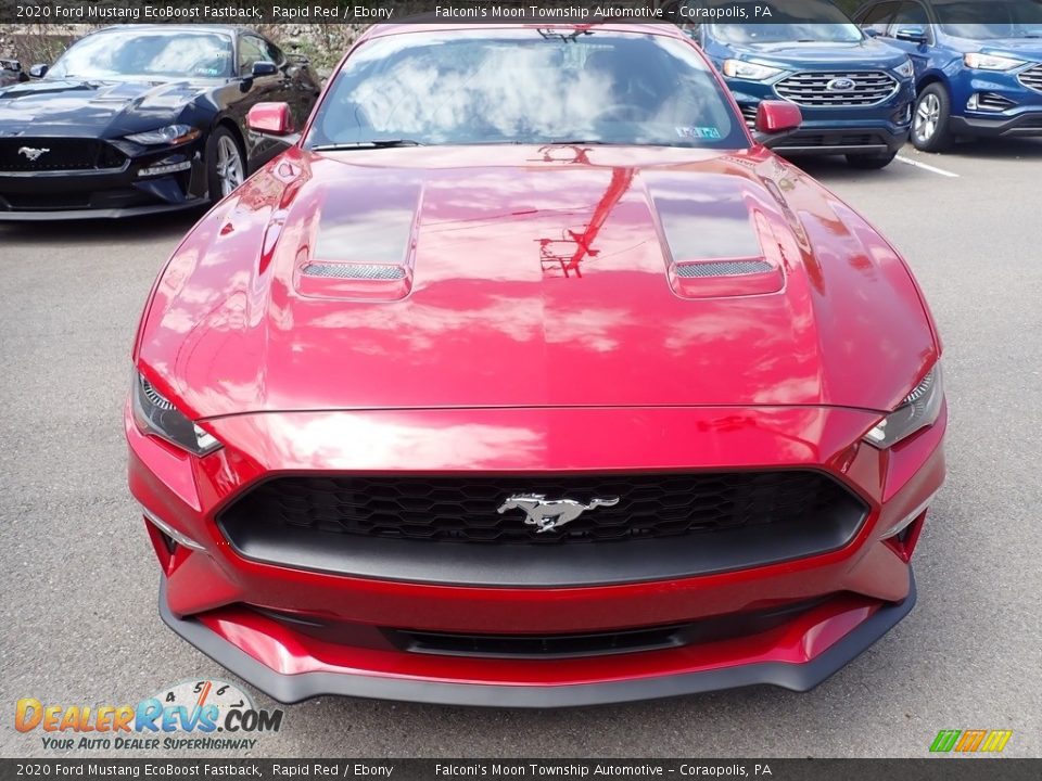 2020 Ford Mustang EcoBoost Fastback Rapid Red / Ebony Photo #4