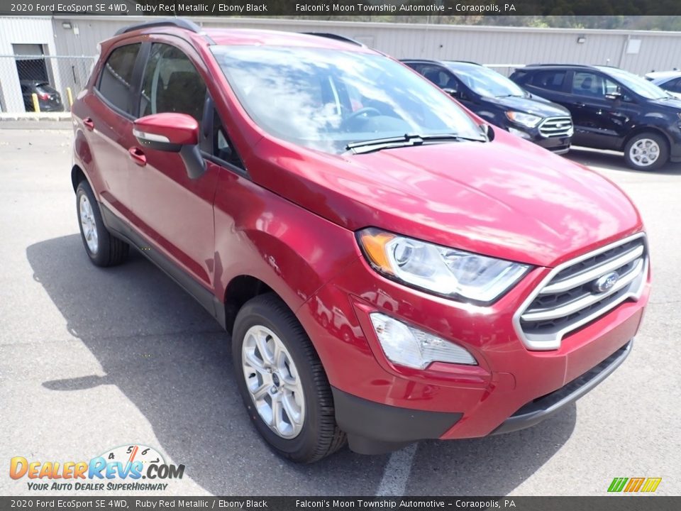 2020 Ford EcoSport SE 4WD Ruby Red Metallic / Ebony Black Photo #3