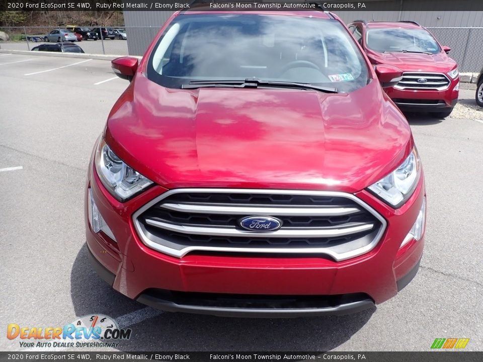 2020 Ford EcoSport SE 4WD Ruby Red Metallic / Ebony Black Photo #4