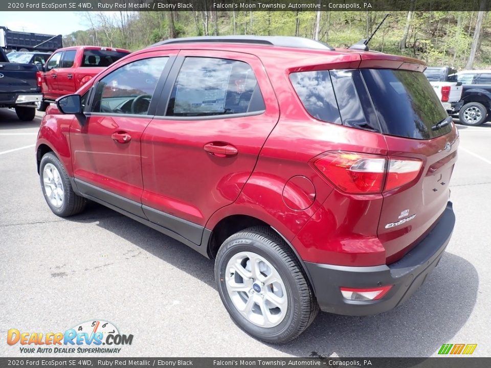 2020 Ford EcoSport SE 4WD Ruby Red Metallic / Ebony Black Photo #6