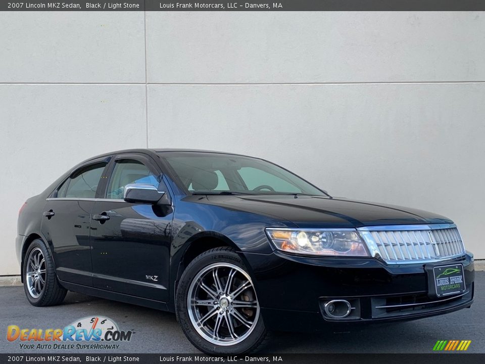 2007 Lincoln MKZ Sedan Black / Light Stone Photo #1