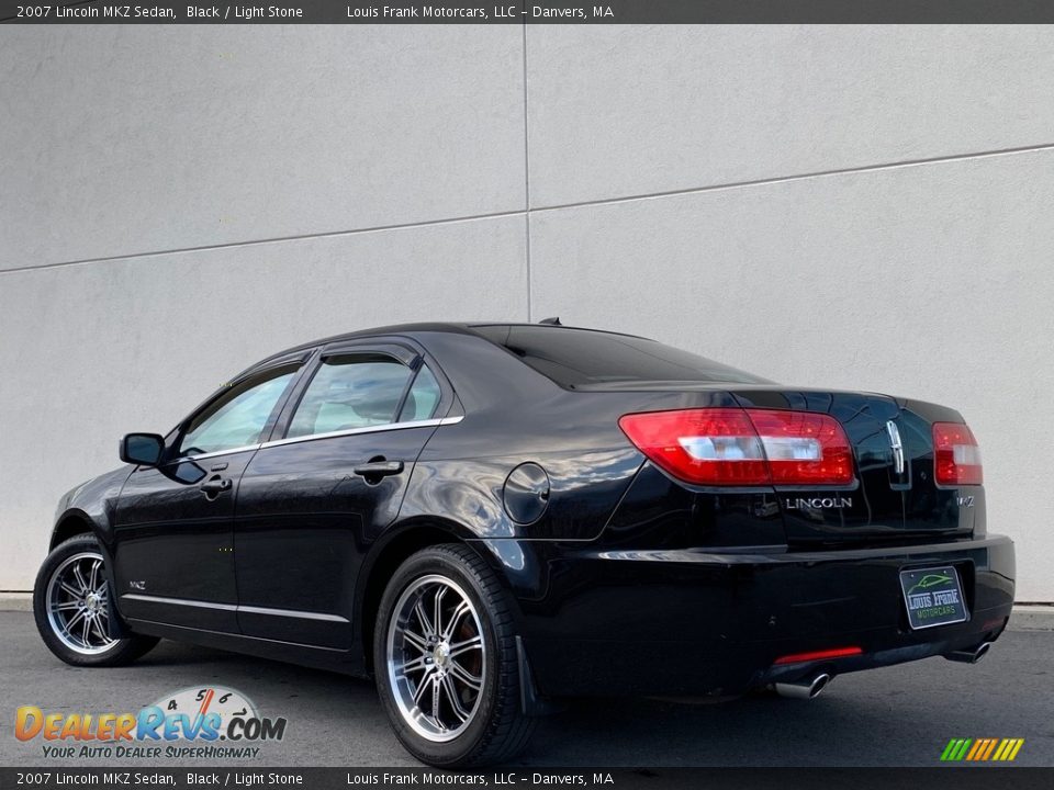 2007 Lincoln MKZ Sedan Black / Light Stone Photo #2