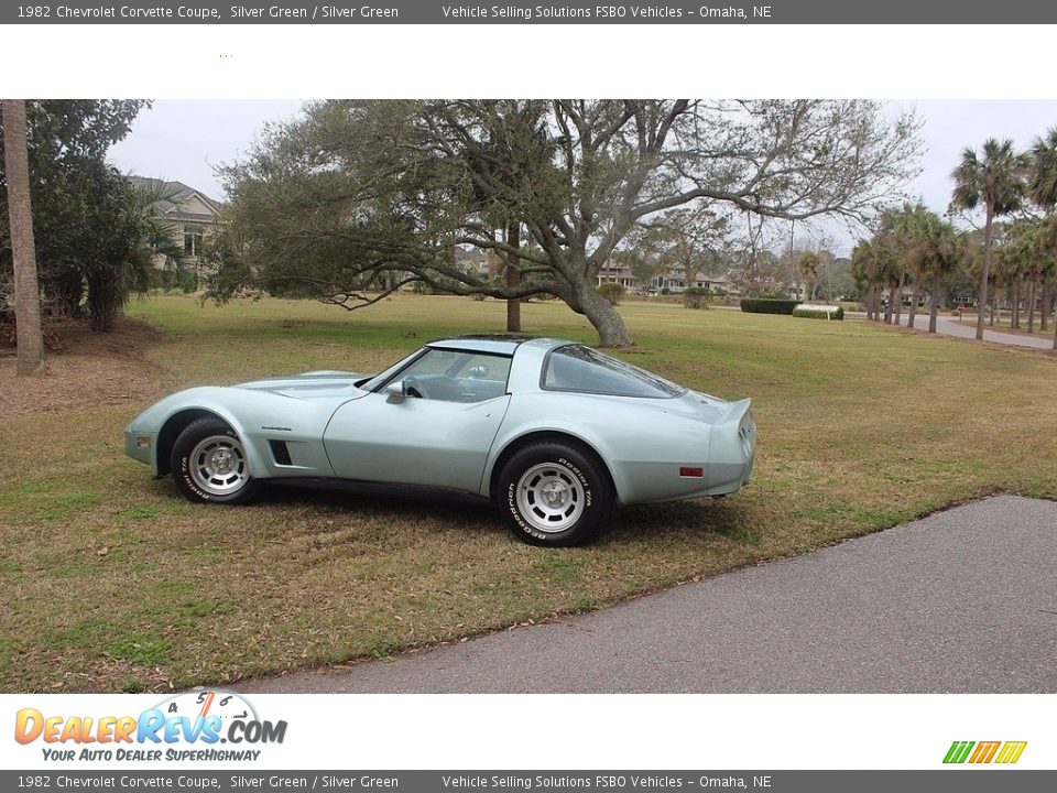 Silver Green 1982 Chevrolet Corvette Coupe Photo #6