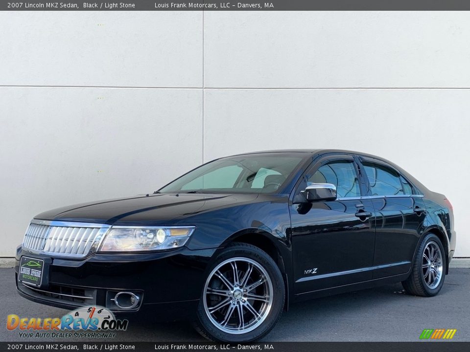 2007 Lincoln MKZ Sedan Black / Light Stone Photo #4