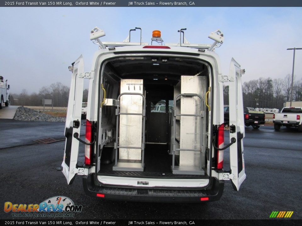 2015 Ford Transit Van 150 MR Long Oxford White / Pewter Photo #23