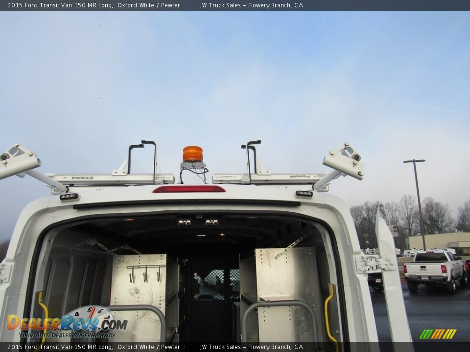 2015 Ford Transit Van 150 MR Long Oxford White / Pewter Photo #27