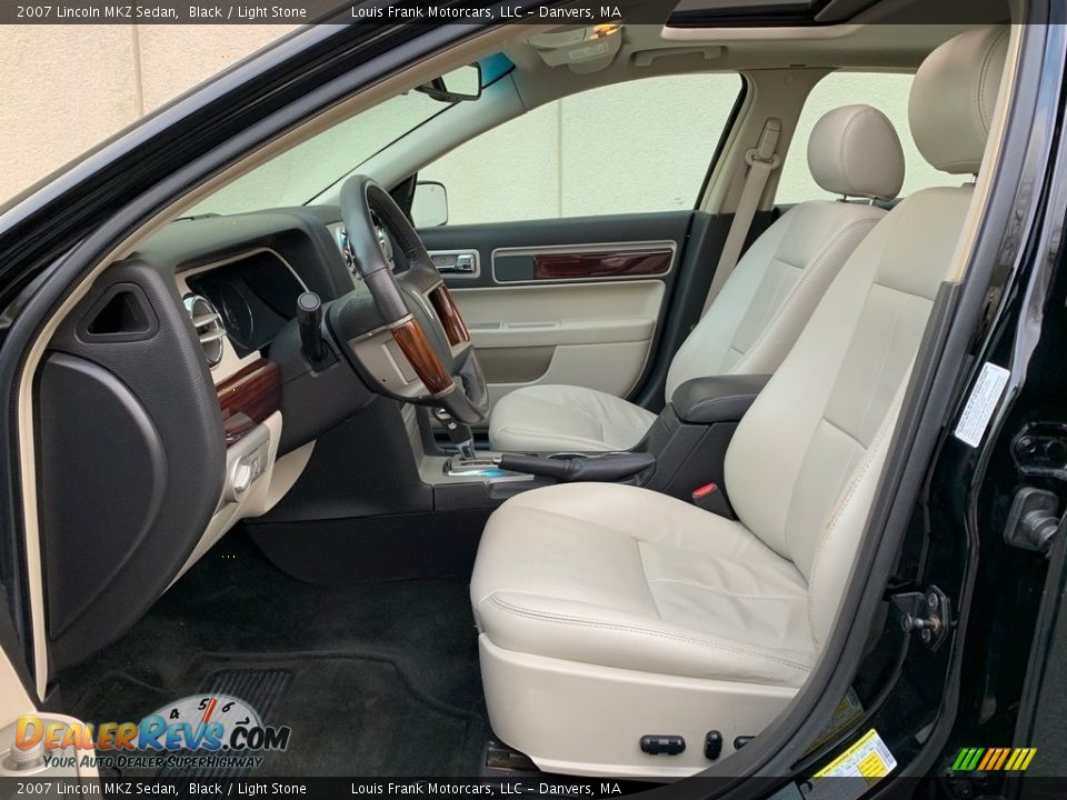 2007 Lincoln MKZ Sedan Black / Light Stone Photo #10