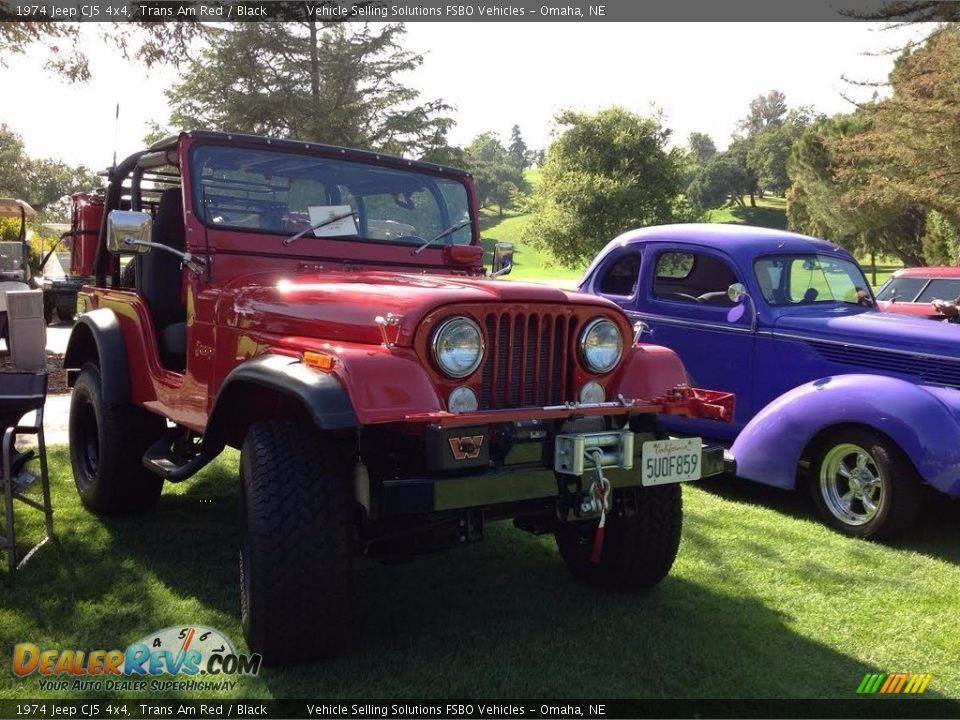 Front 3/4 View of 1974 Jeep CJ5 4x4 Photo #1