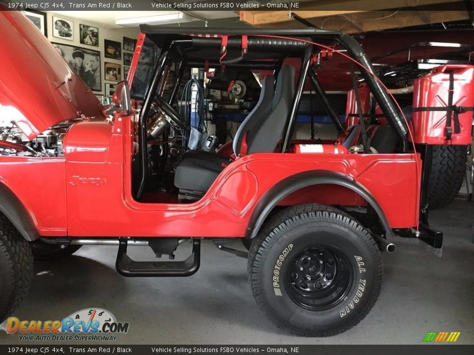 Trans Am Red 1974 Jeep CJ5 4x4 Photo #2