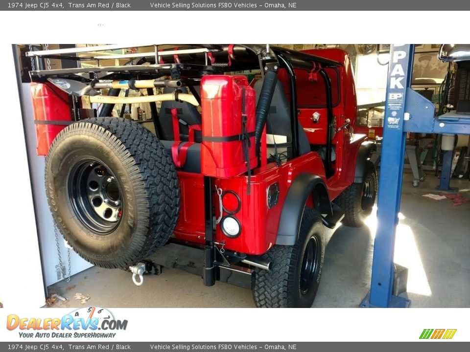 Trans Am Red 1974 Jeep CJ5 4x4 Photo #6