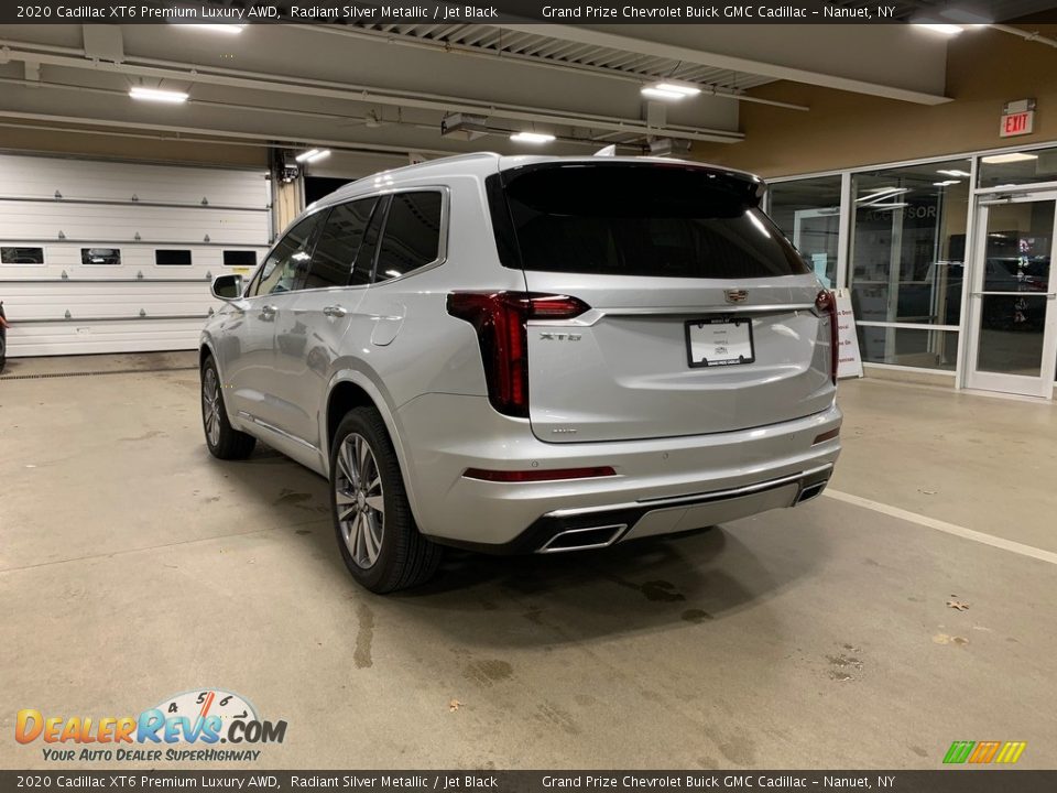 2020 Cadillac XT6 Premium Luxury AWD Radiant Silver Metallic / Jet Black Photo #3