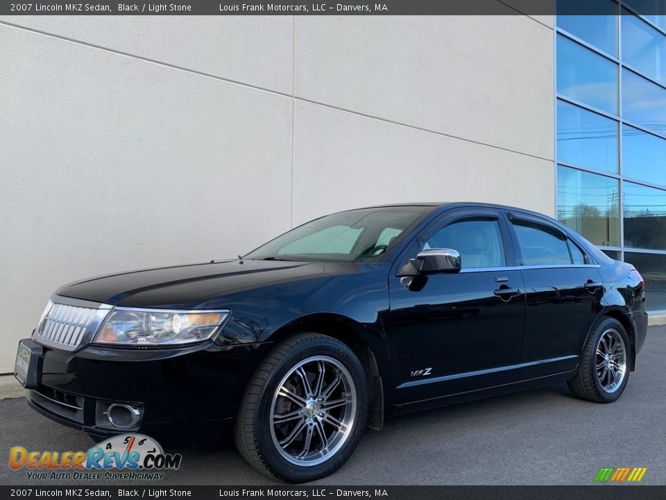 2007 Lincoln MKZ Sedan Black / Light Stone Photo #19