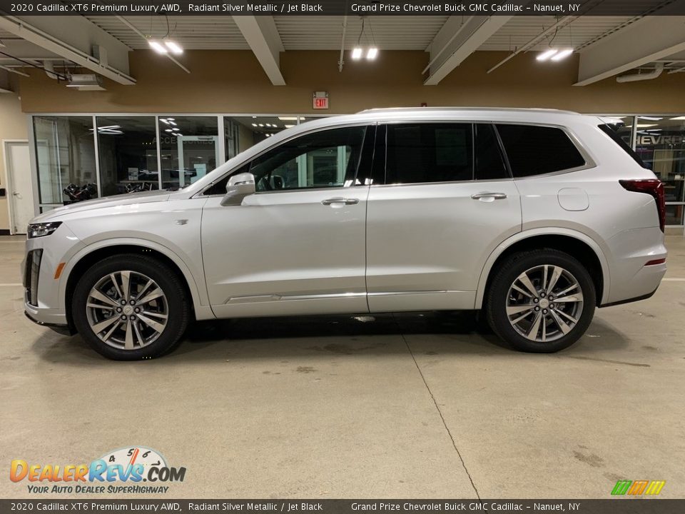 2020 Cadillac XT6 Premium Luxury AWD Radiant Silver Metallic / Jet Black Photo #5