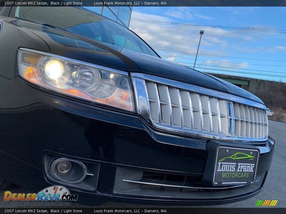 2007 Lincoln MKZ Sedan Black / Light Stone Photo #24