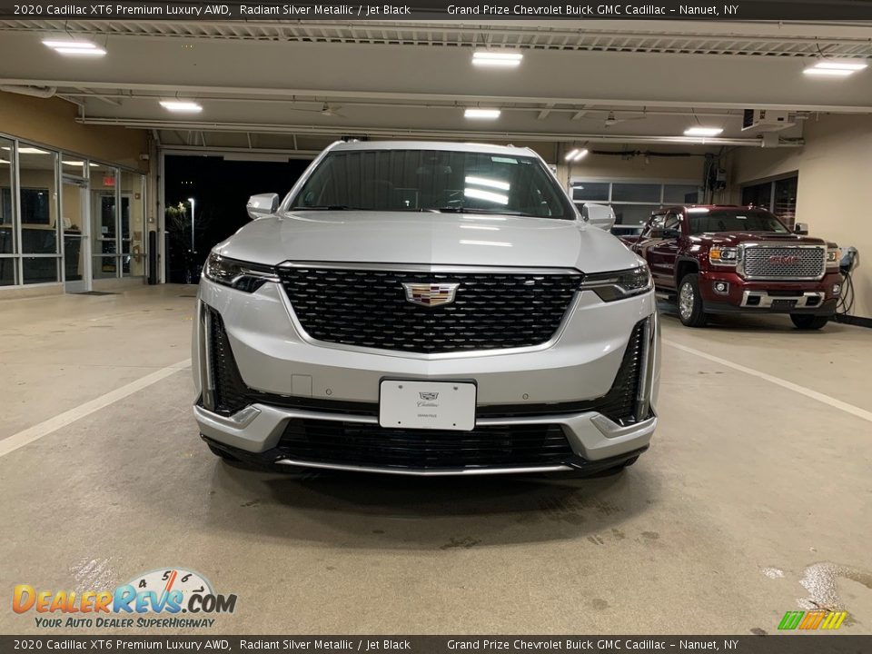 2020 Cadillac XT6 Premium Luxury AWD Radiant Silver Metallic / Jet Black Photo #8
