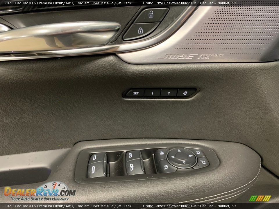 2020 Cadillac XT6 Premium Luxury AWD Radiant Silver Metallic / Jet Black Photo #10
