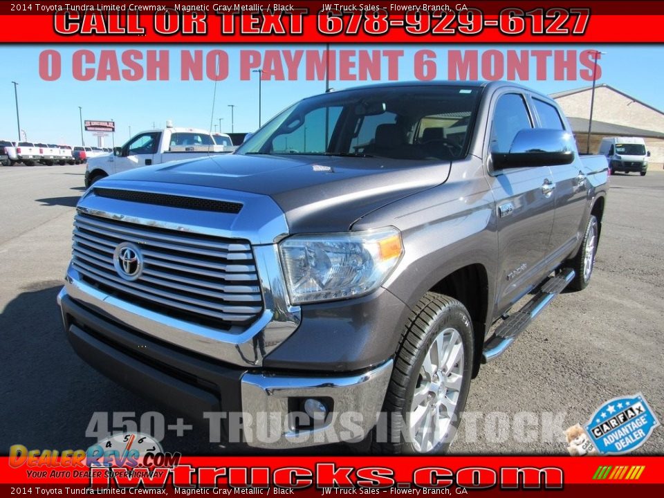 2014 Toyota Tundra Limited Crewmax Magnetic Gray Metallic / Black Photo #1