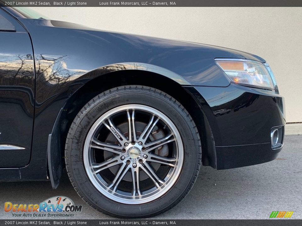 2007 Lincoln MKZ Sedan Black / Light Stone Photo #28